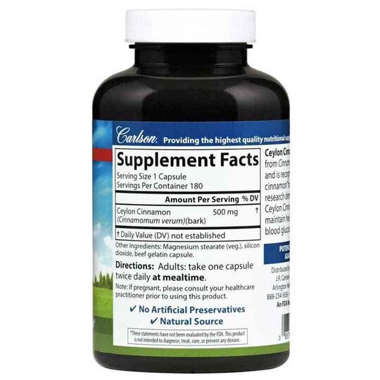 Ceylon Cinnamon Capsules, CL